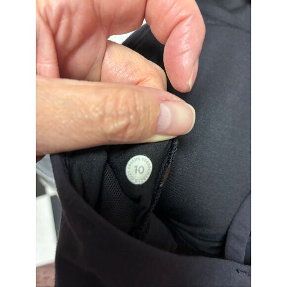 Lululemon High Neck Energy Bra in Black Size 10 - Picture 6 of 6